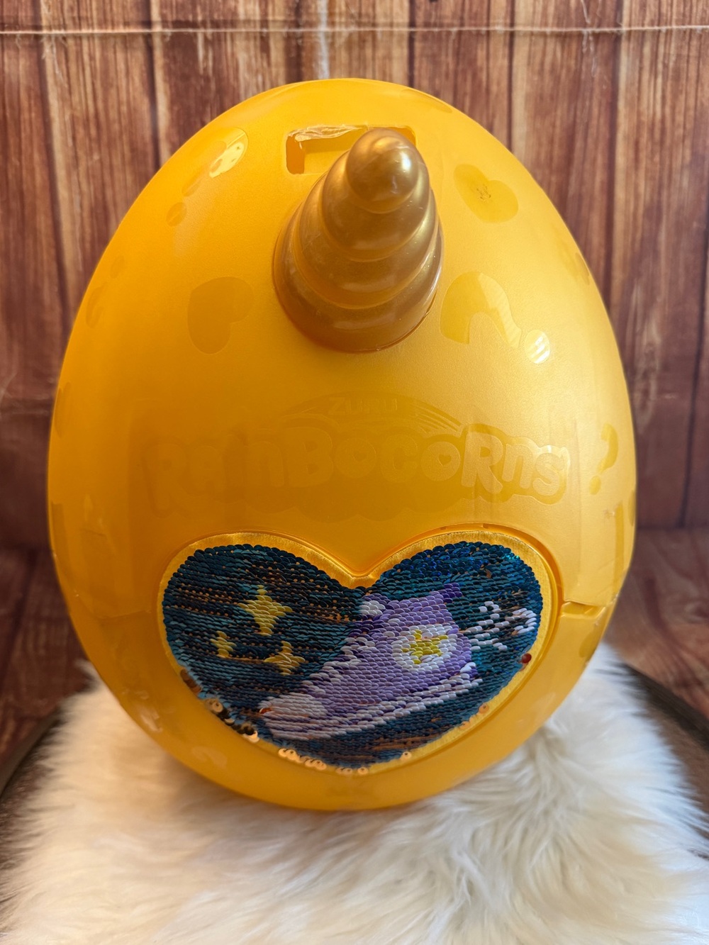 ZURU Rainbocorns Giant Gold Mystery Egg Sequin Heart CASE Accessories ONLY